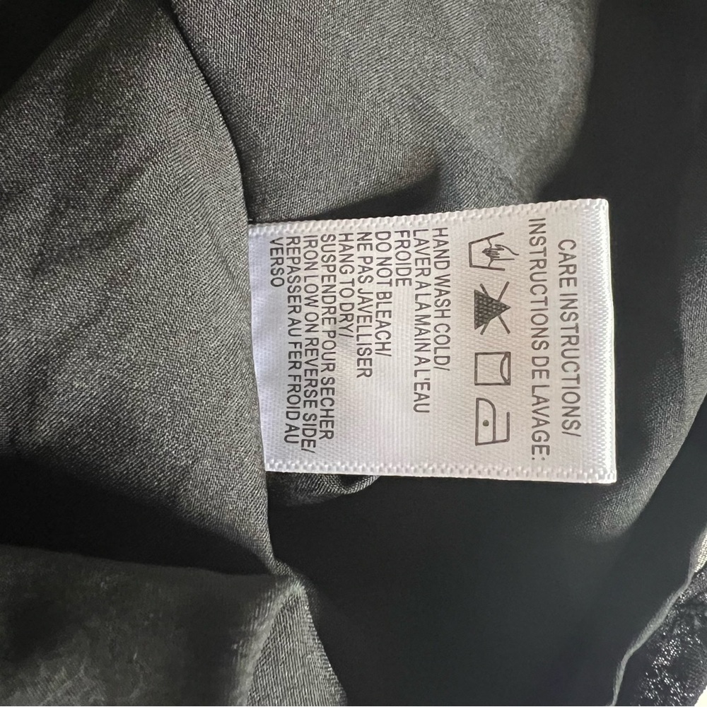 Gentle Fawn Black Sheer Blouse with liner small - Picture 7 of 7